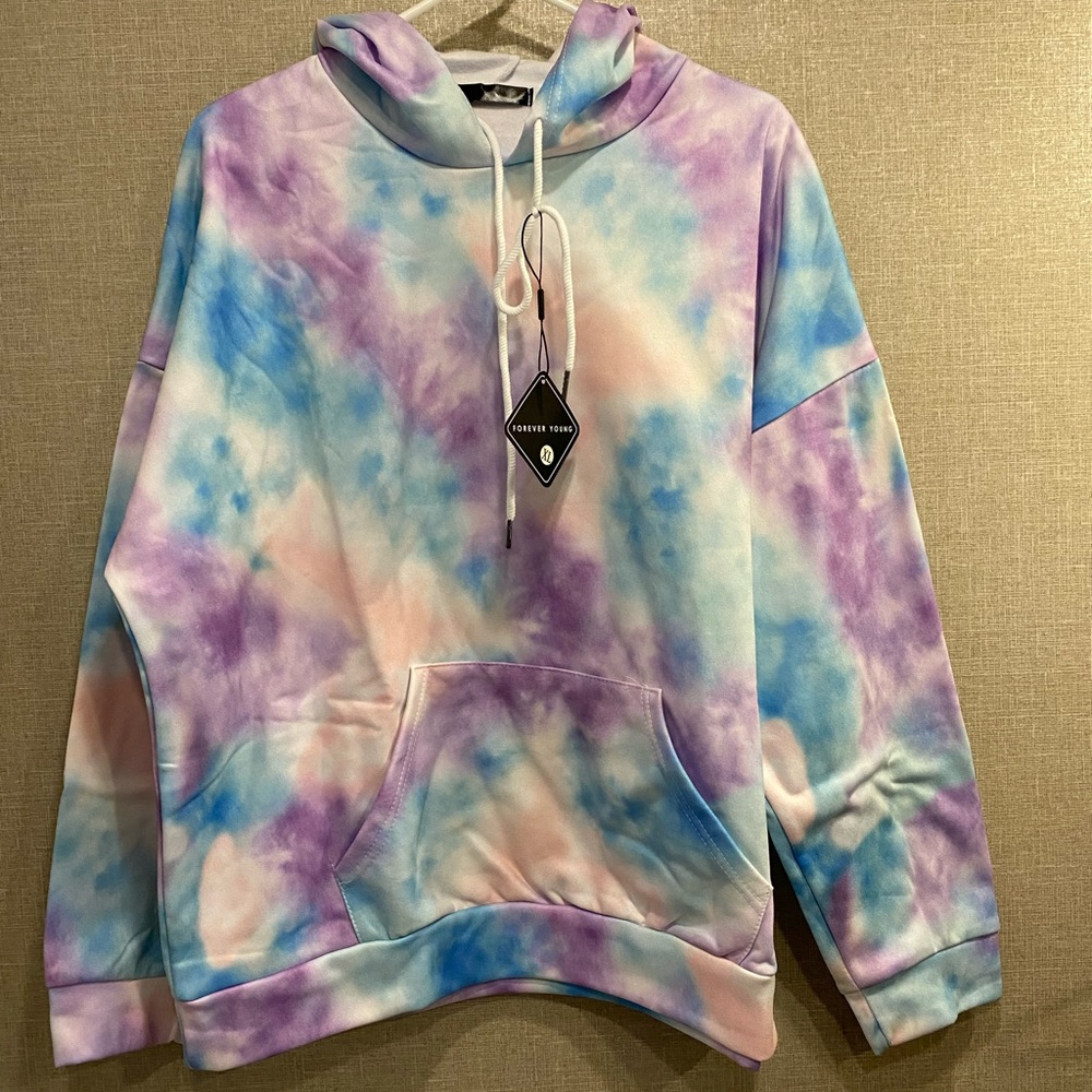 Zaful Z Man Unisex Tie Dye Hoodie New!